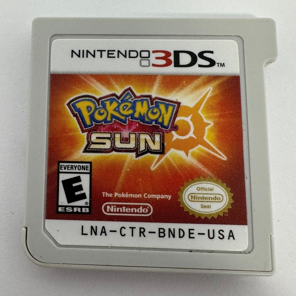 Pokemon Sun Nintendo 3DS Game‎ Cartridge Authentic A2